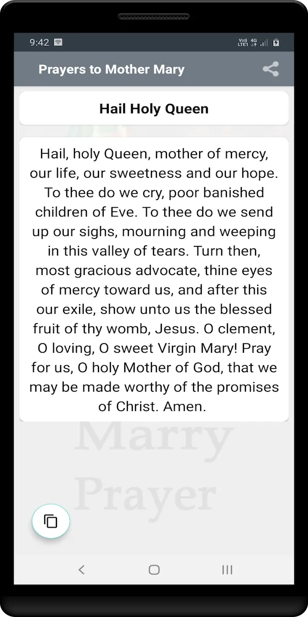 Prayers to Mother Mary | Indus Appstore | Screenshot