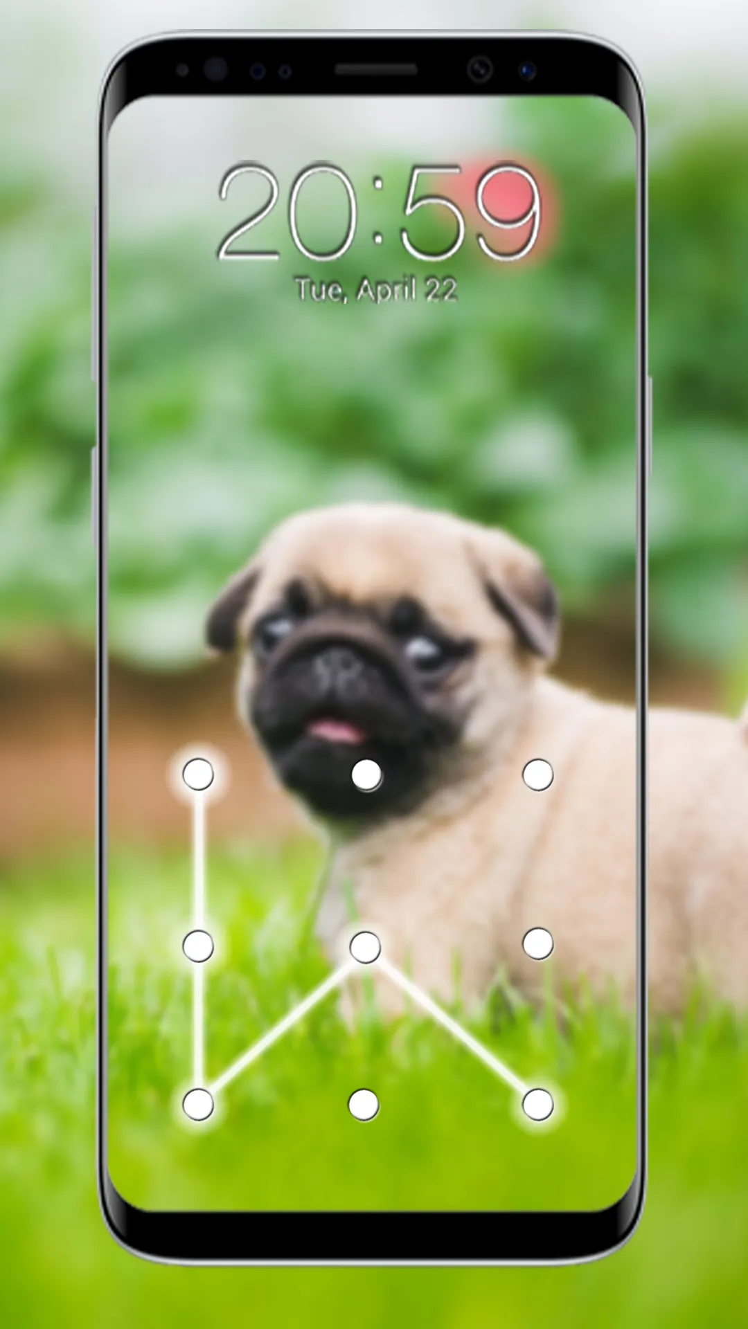 Puppy Dog Lock Screen | Indus Appstore | Screenshot