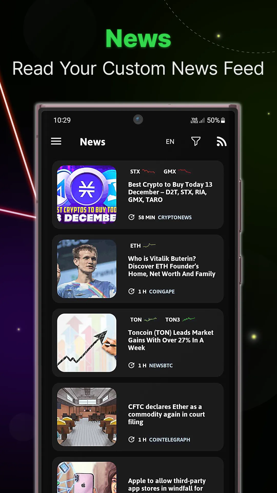 The Crypto App: News & Alerts | Indus Appstore | Screenshot