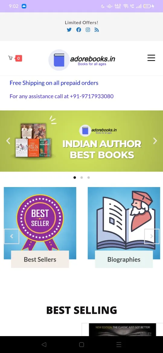 Adore Books | Indus Appstore | Screenshot