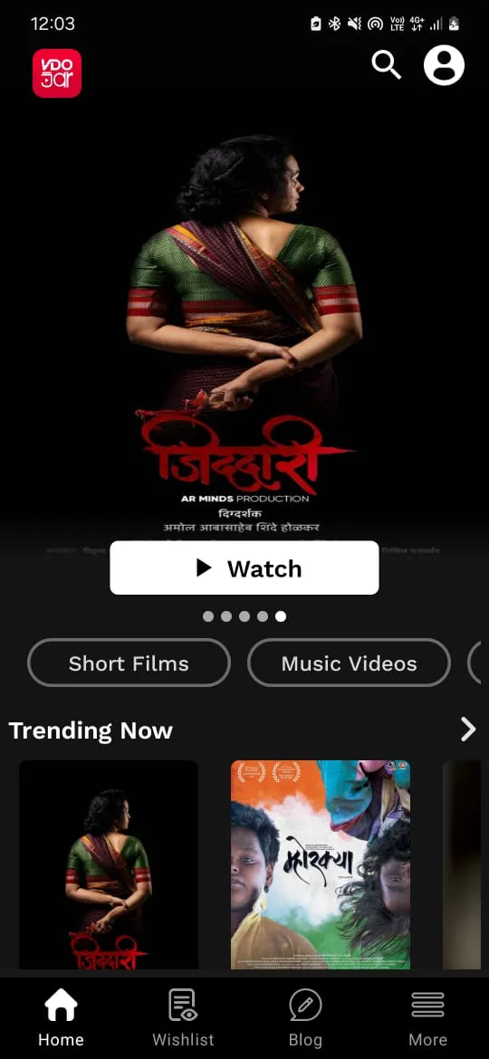 VDOJar: Movies, Shows, Shorts | Indus Appstore | Screenshot