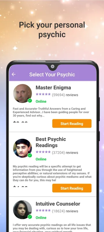 Psychic Question: Live Reader | Indus Appstore | Screenshot