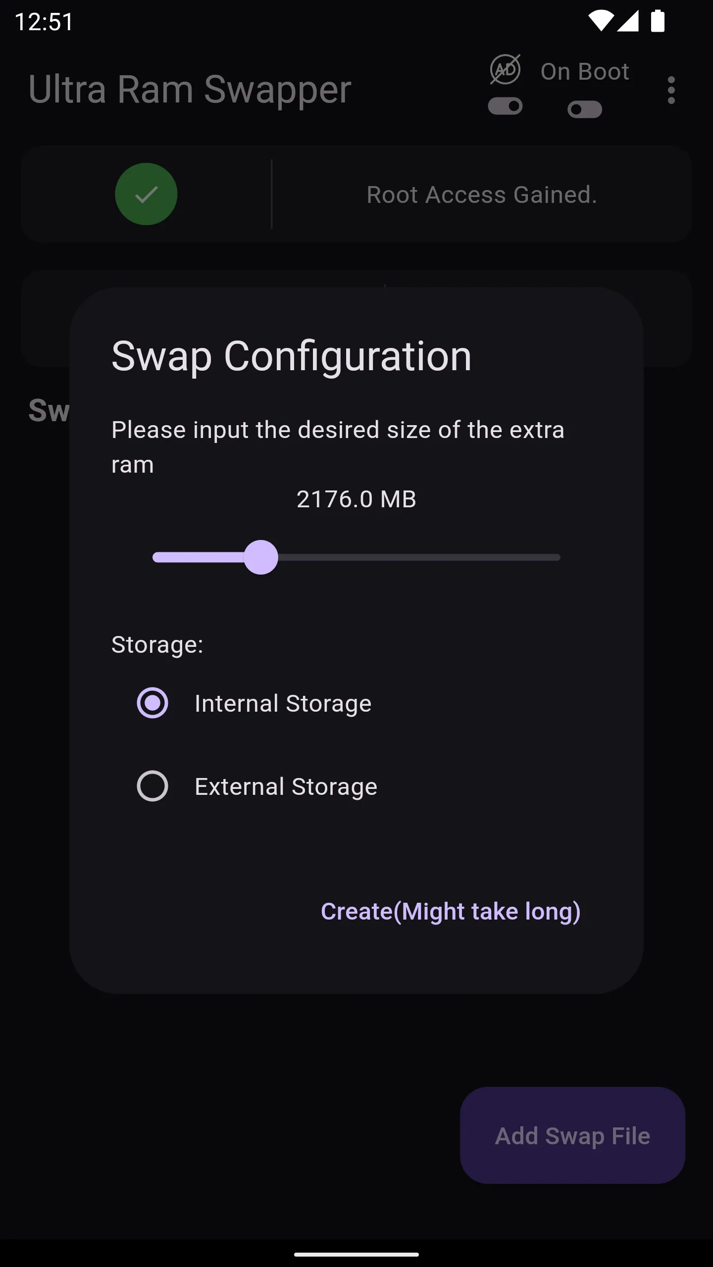 Ultra Ram Swapper | Indus Appstore | Screenshot