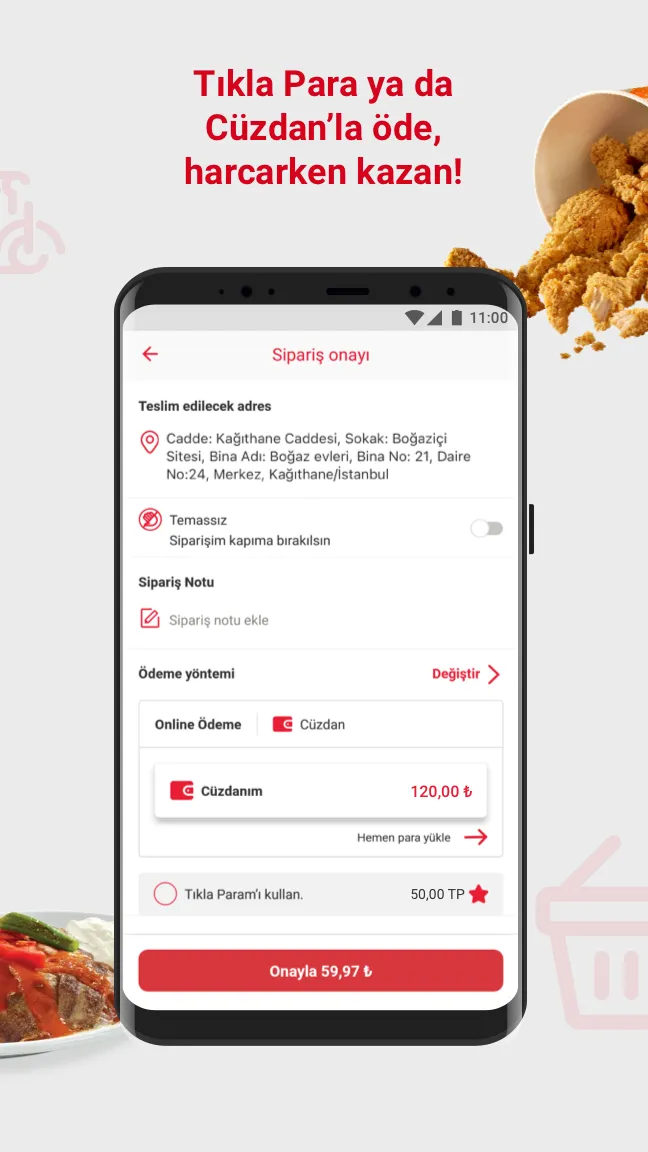 Tıkla Gelsin® - Yemek Siparişi | Indus Appstore | Screenshot