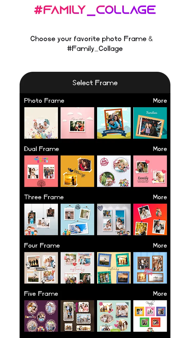 Family Photo Collage & Editor | Indus Appstore | Screenshot