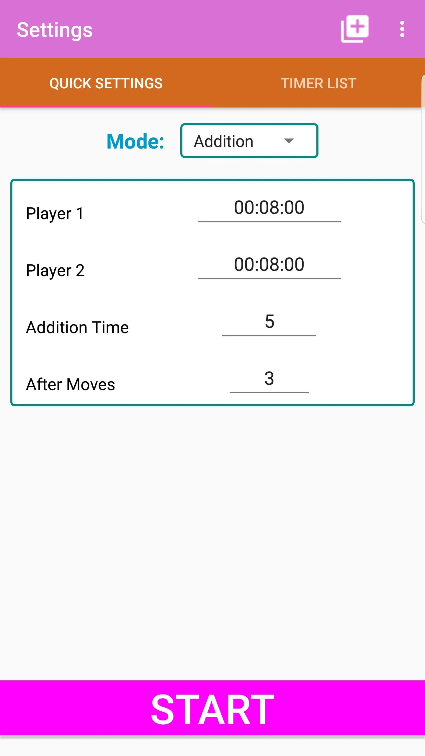 Chess Timer | Indus Appstore | Screenshot