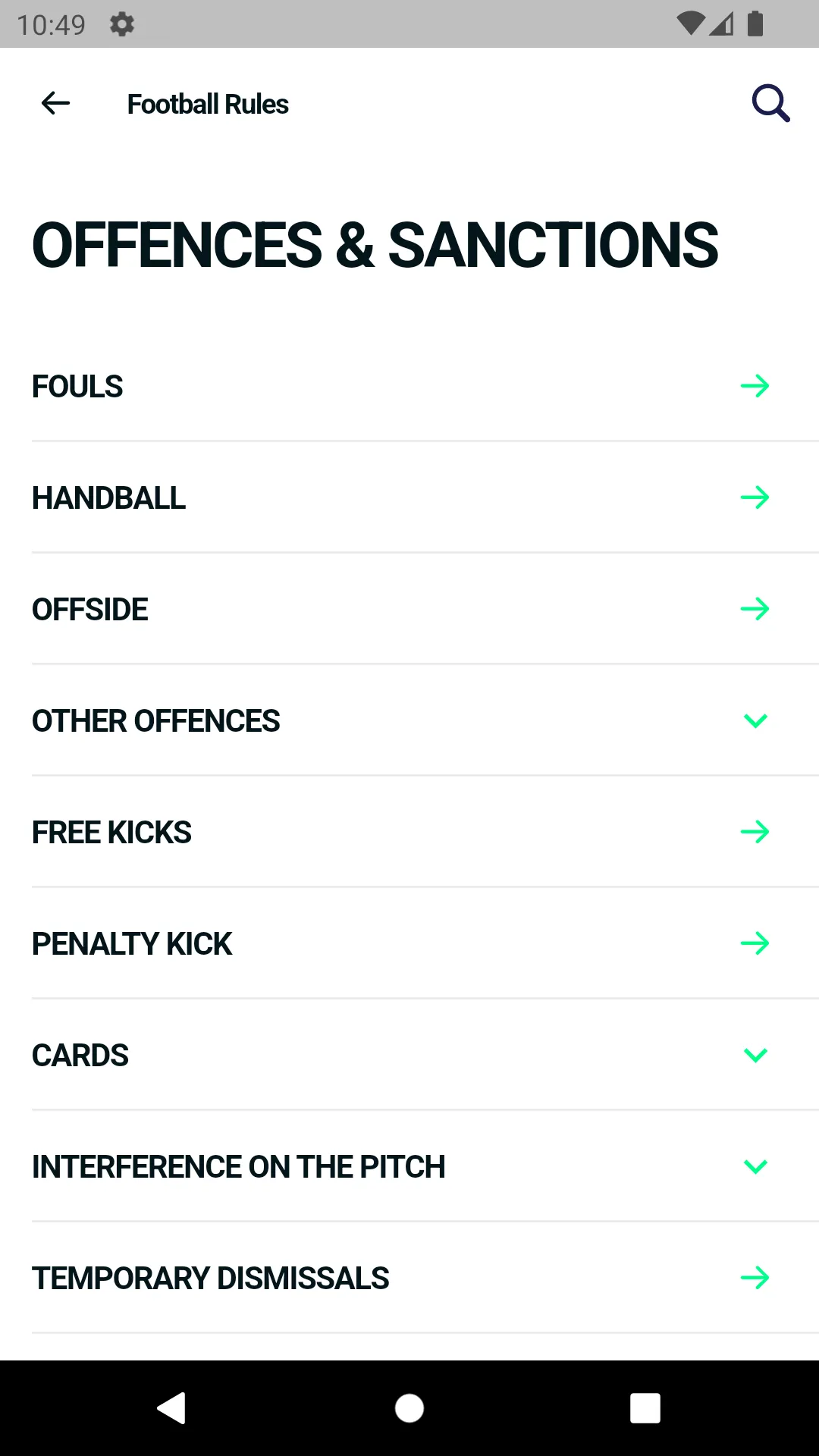 Football Rules by The IFAB | Indus Appstore | Screenshot