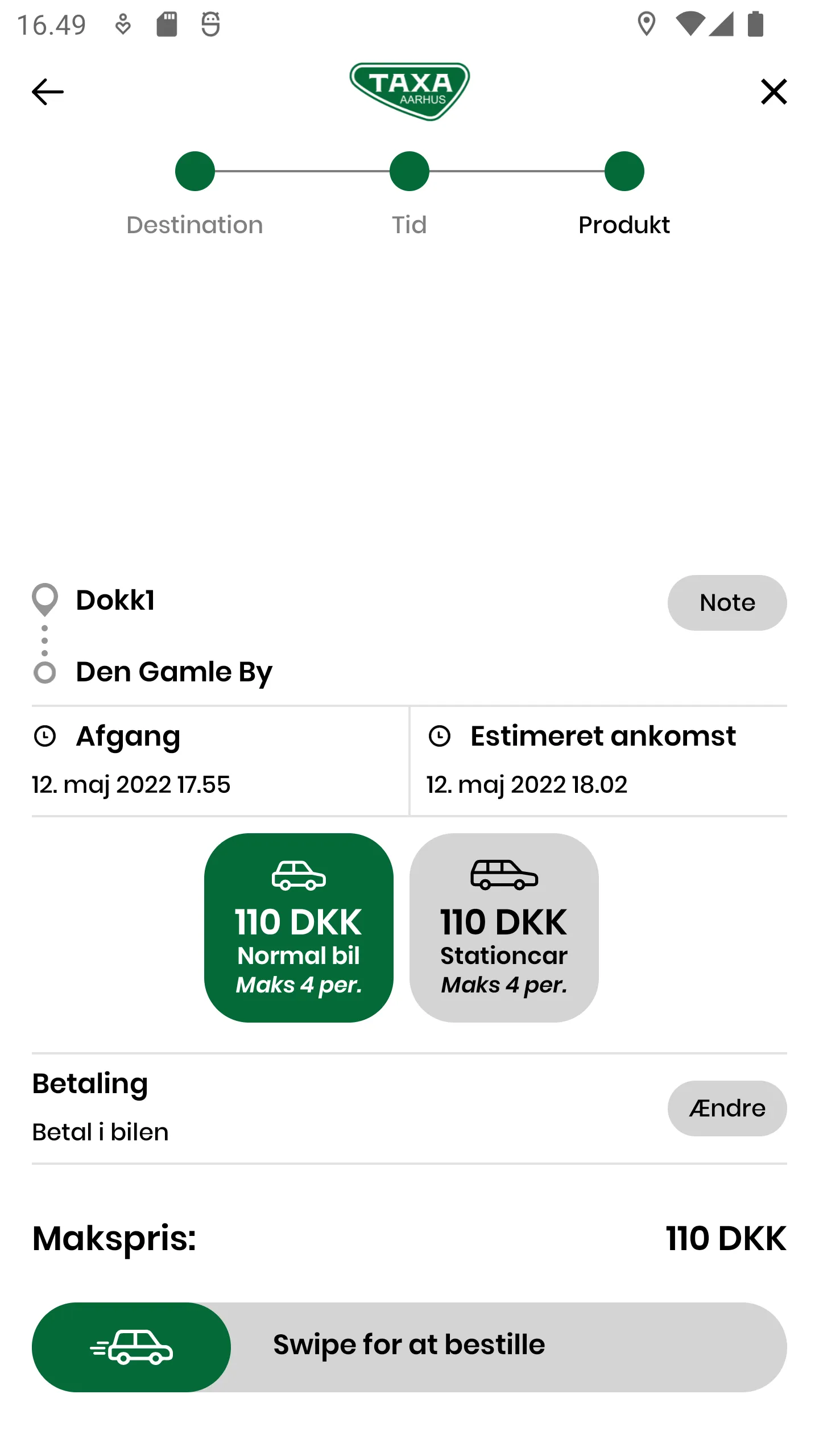 Aarhus Taxa | Indus Appstore | Screenshot