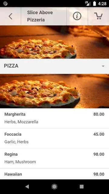 Slice Above Pizzeria | Indus Appstore | Screenshot