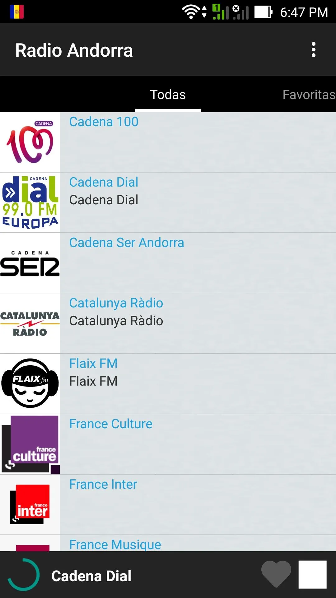 Andorra Radio | Indus Appstore | Screenshot