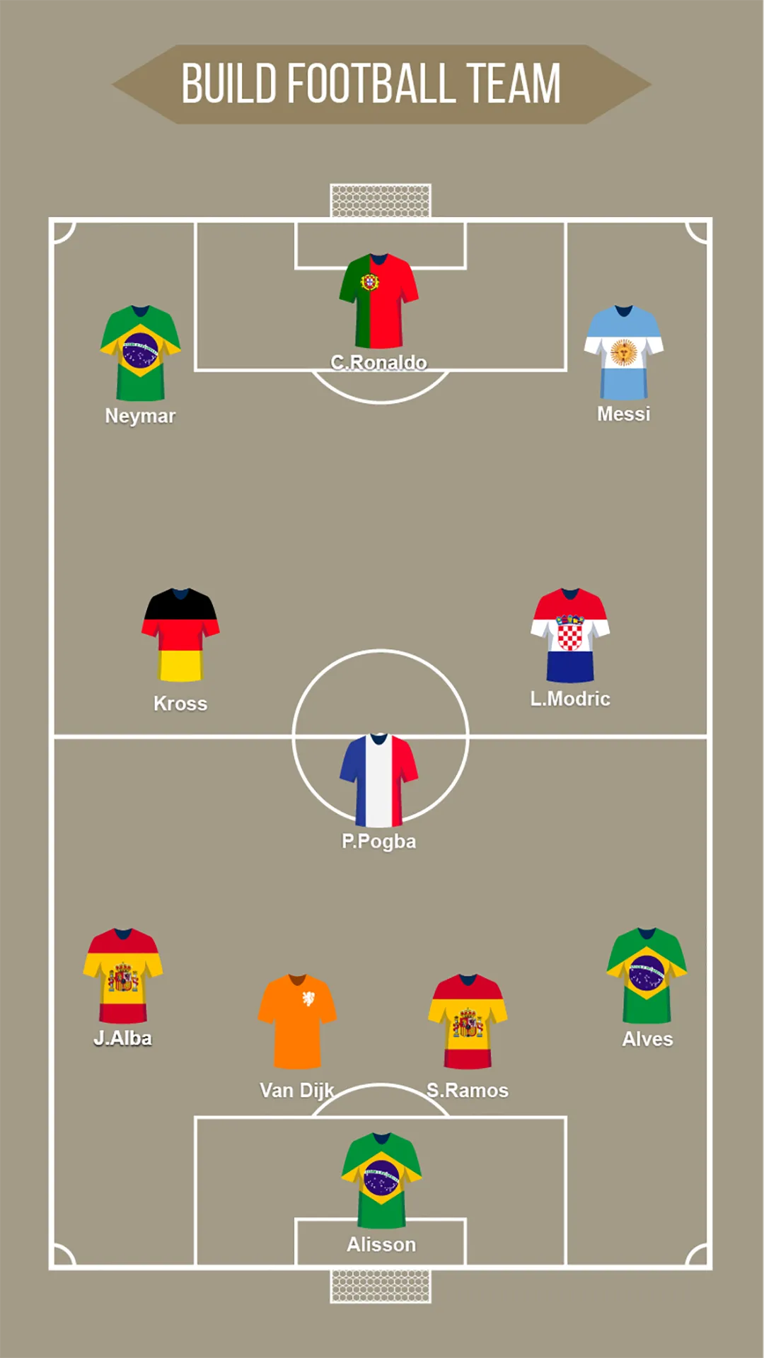 Football Squad Builder | Indus Appstore | Screenshot