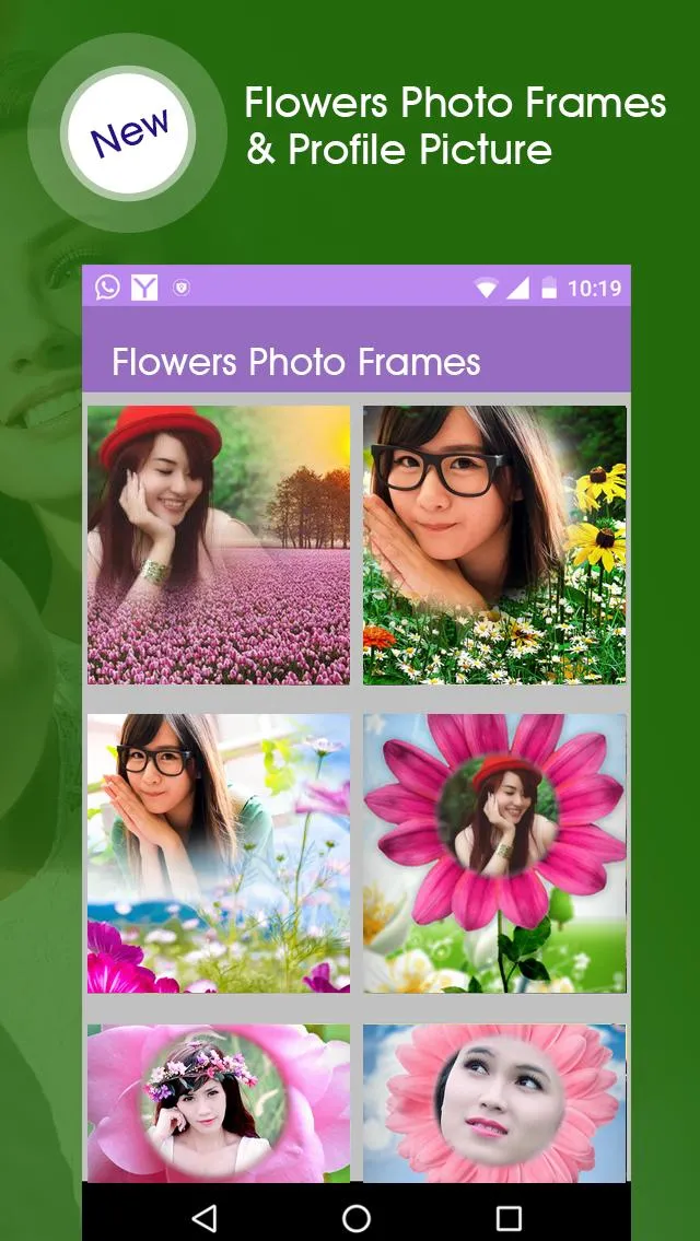 Flower Photo Frame | Indus Appstore | Screenshot