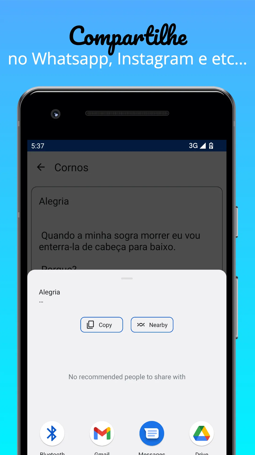 Piadas Engraçadas | Indus Appstore | Screenshot