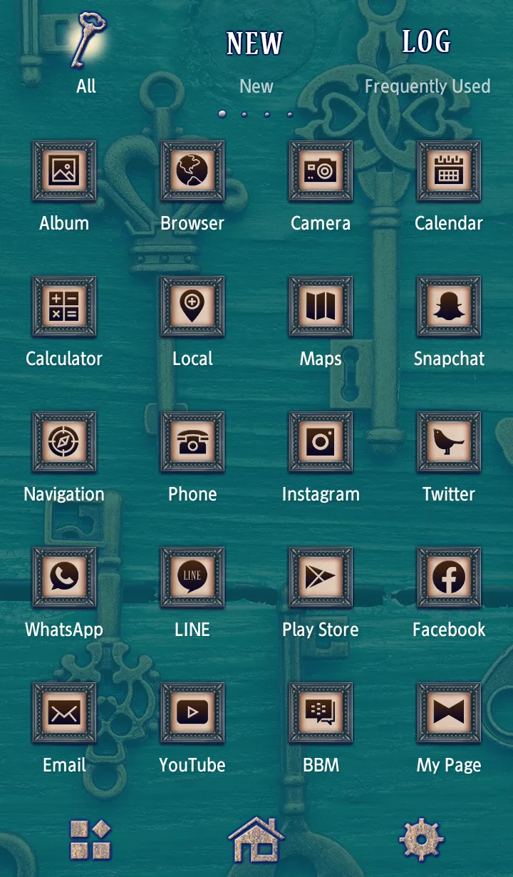 Antique Keys Theme | Indus Appstore | Screenshot