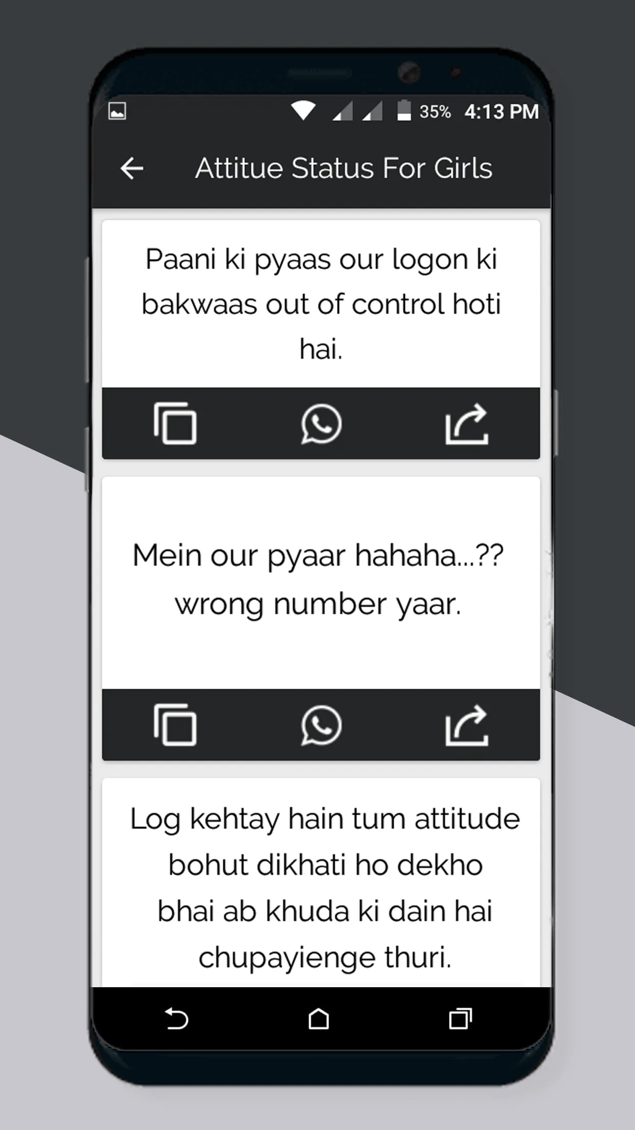 Attitude Status 2024 | Indus Appstore | Screenshot