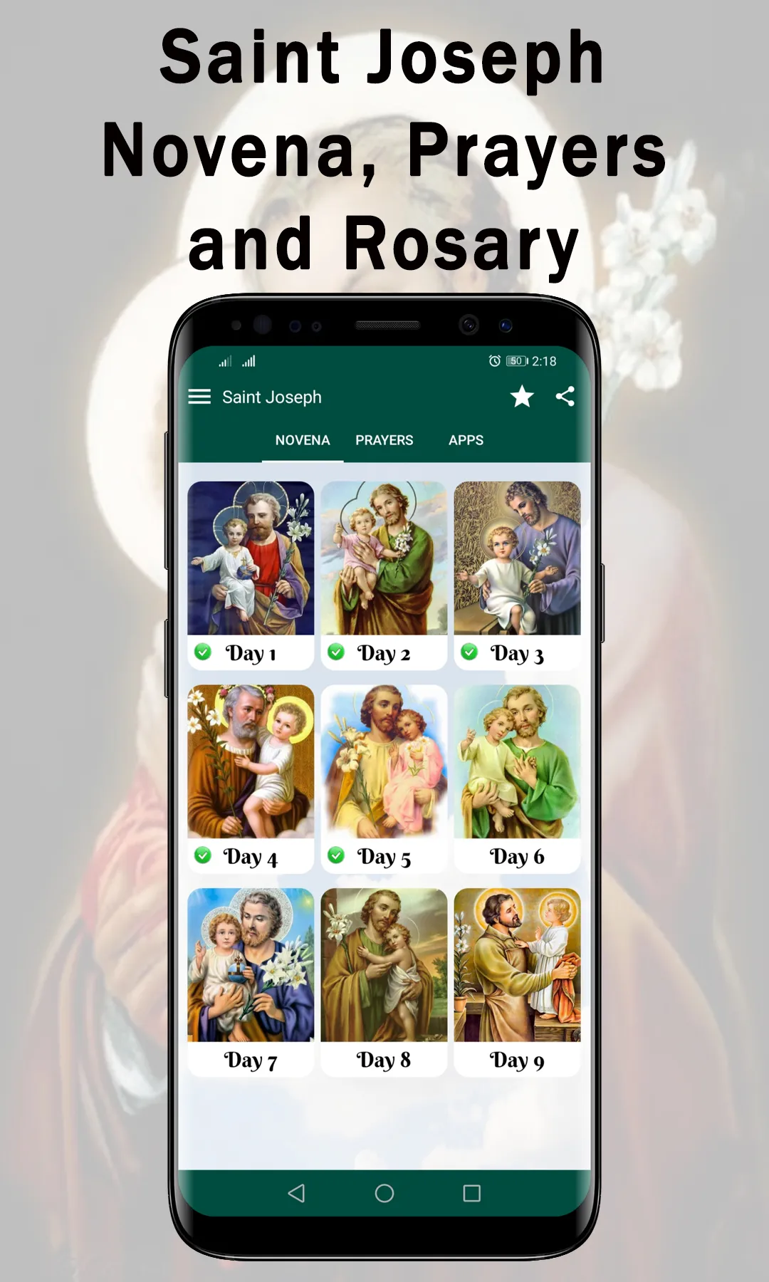 Novena To St. Joseph, Prayers | Indus Appstore | Screenshot