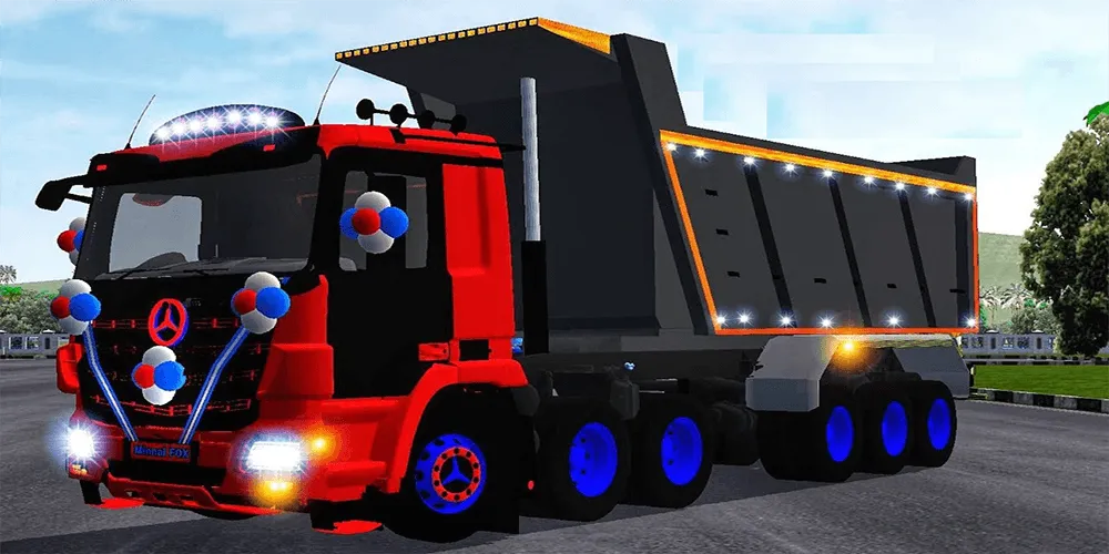 Tipper Lorry Truck Mod Bussid | Indus Appstore | Screenshot