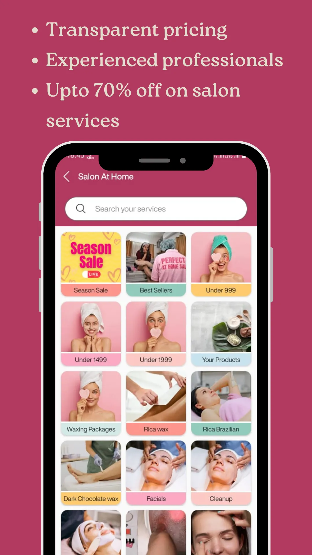 Perfect9 - Salon At Home | Indus Appstore | Screenshot