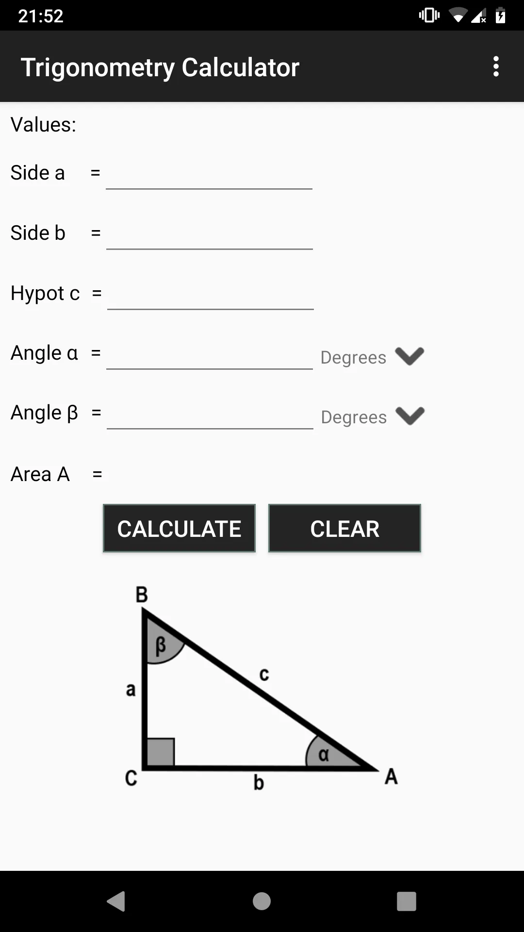 Trigonometry Calculator | Indus Appstore | Screenshot