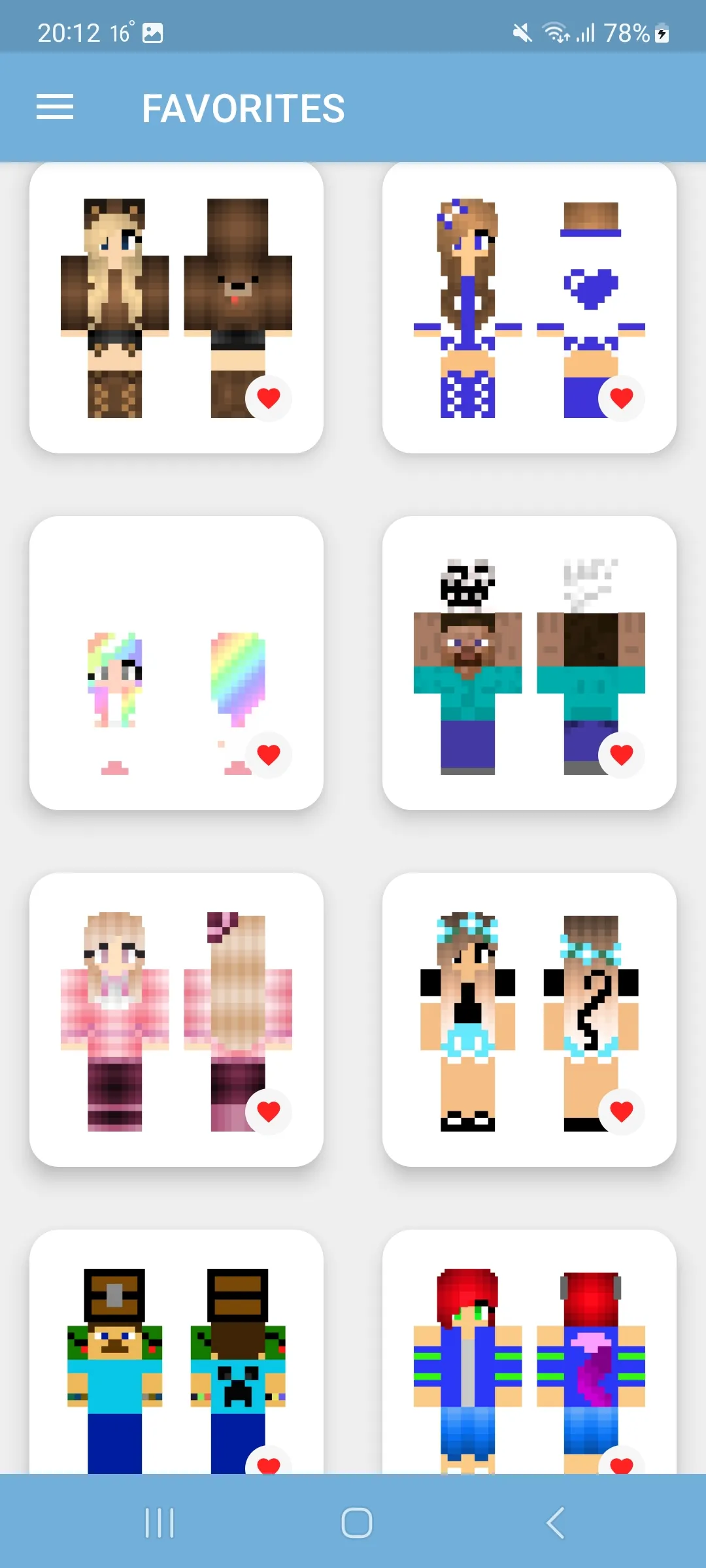 Mini Skins for Minecraft PE | Indus Appstore | Screenshot