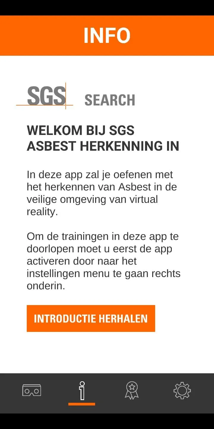 SGS Asbestos VR | Indus Appstore | Screenshot