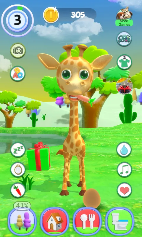 Talking Giraffe | Indus Appstore | Screenshot