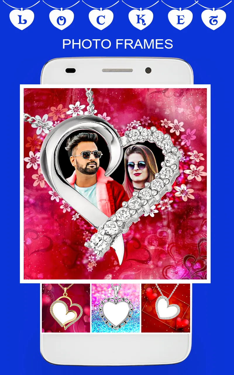 Locket photo frame dual love | Indus Appstore | Screenshot