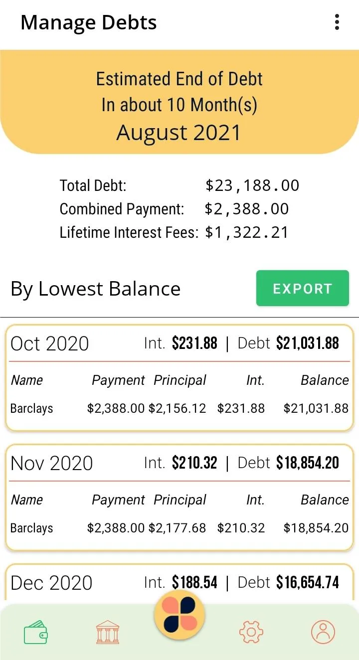 Debt Planner & Calculator | Indus Appstore | Screenshot