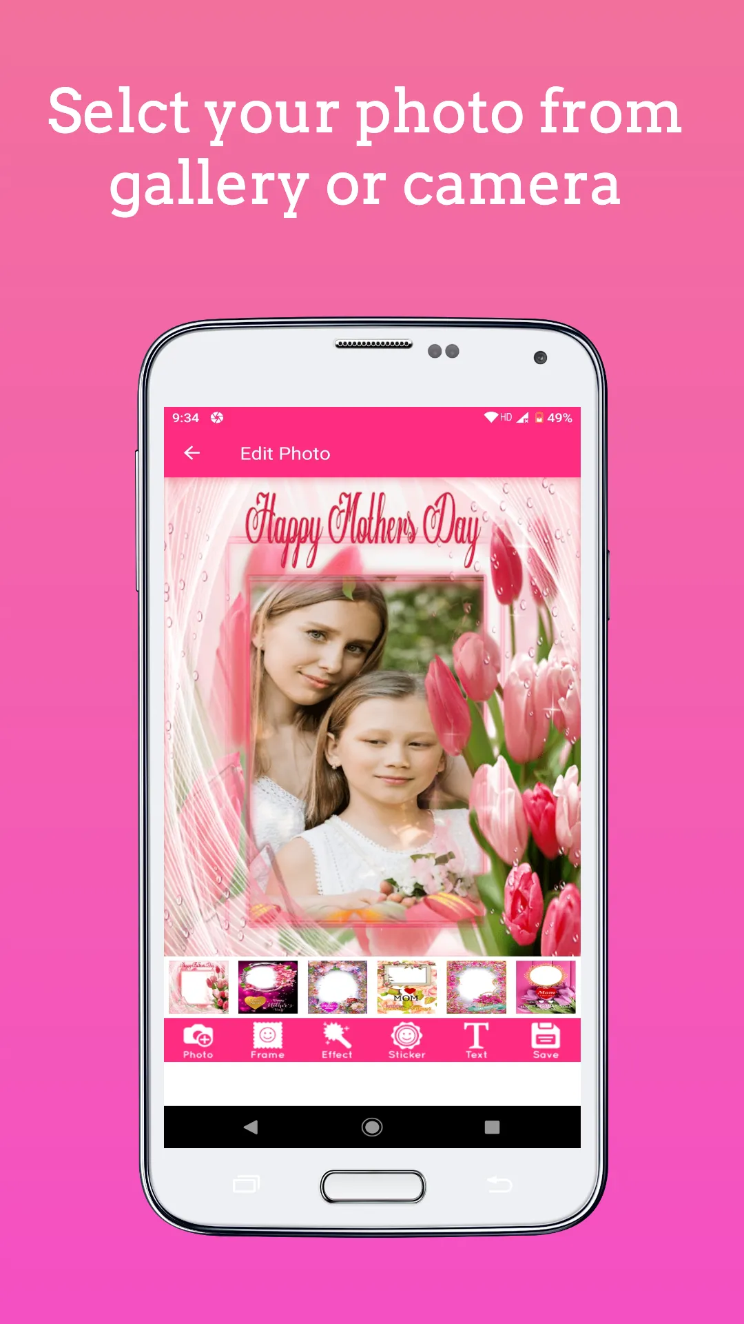 Mother's Day Photo Frames 2024 | Indus Appstore | Screenshot