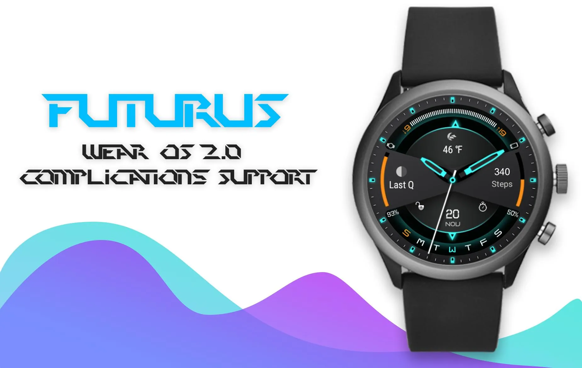 Futurus Watch Face | Indus Appstore | Screenshot