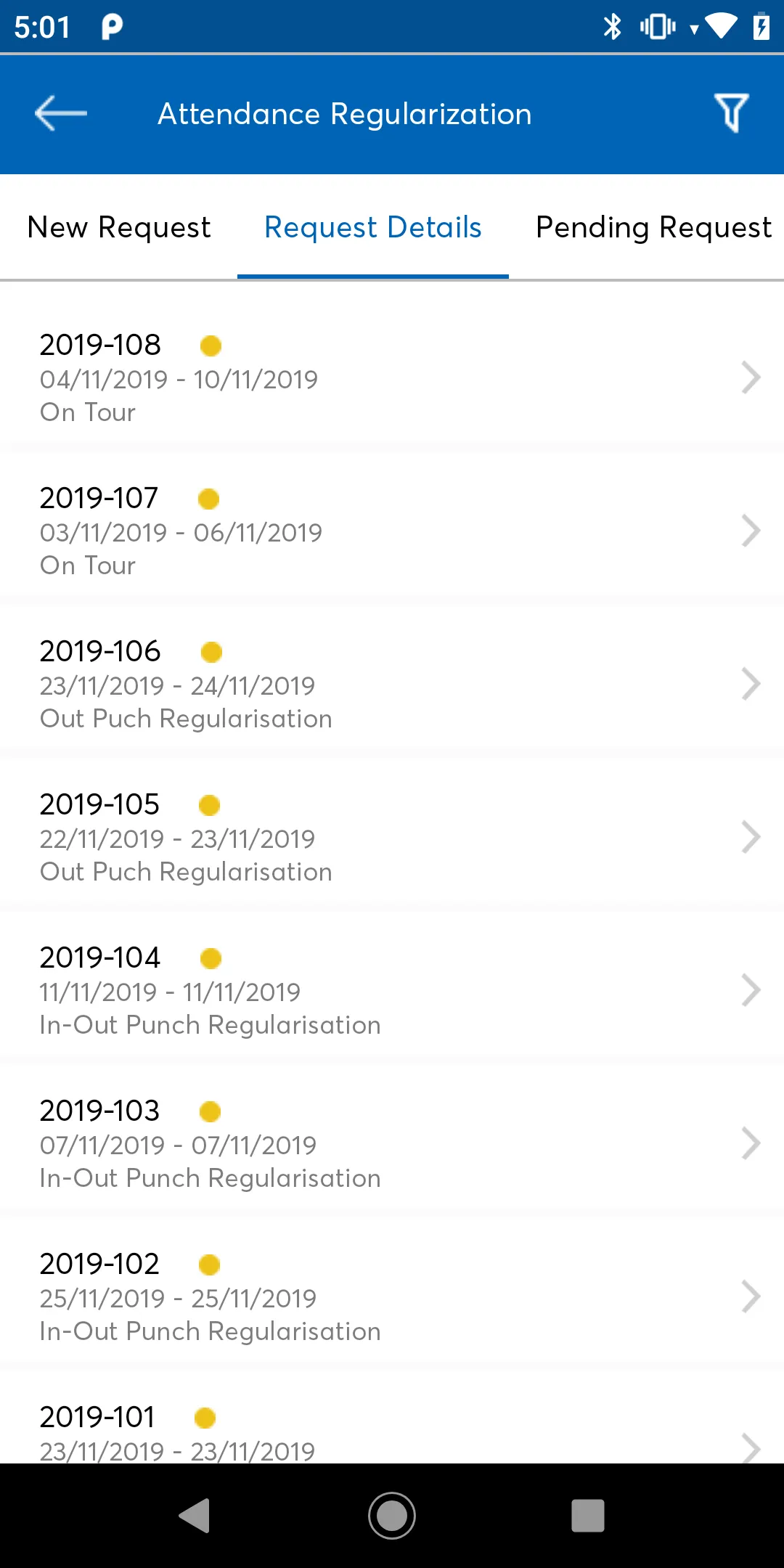 Officenet HR App Fena Connect | Indus Appstore | Screenshot