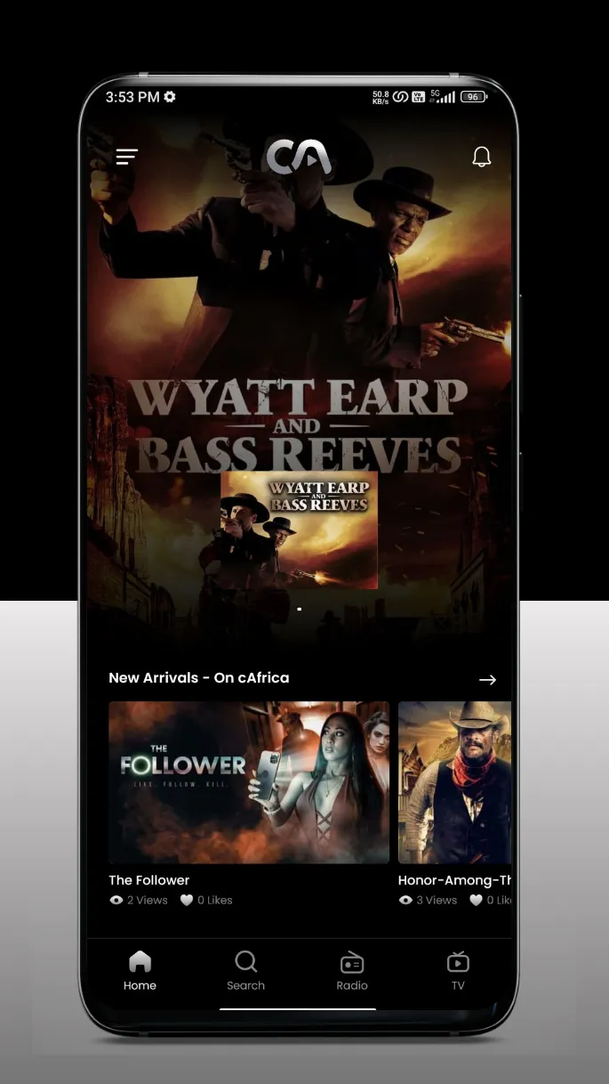 cAfrica: Watch Movies & TV | Indus Appstore | Screenshot