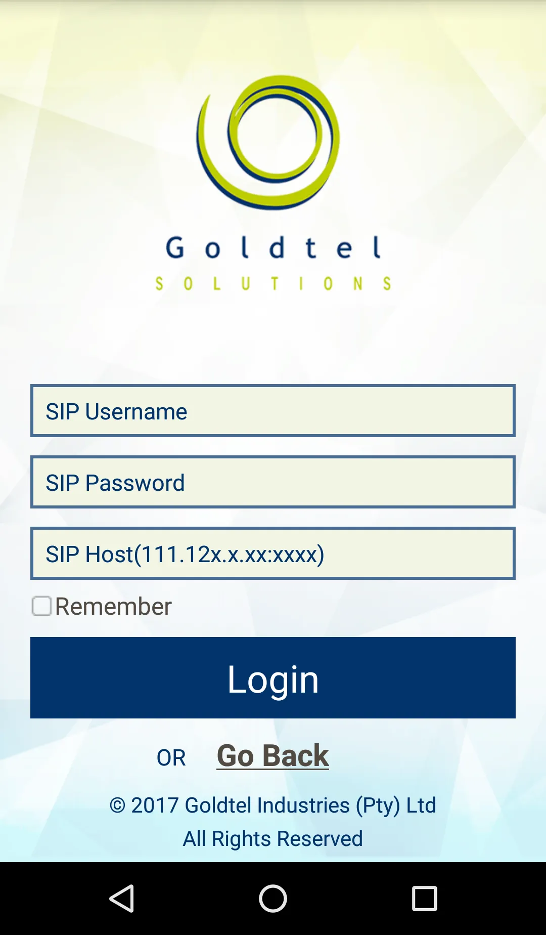 Goldtel NG Communicator | Indus Appstore | Screenshot