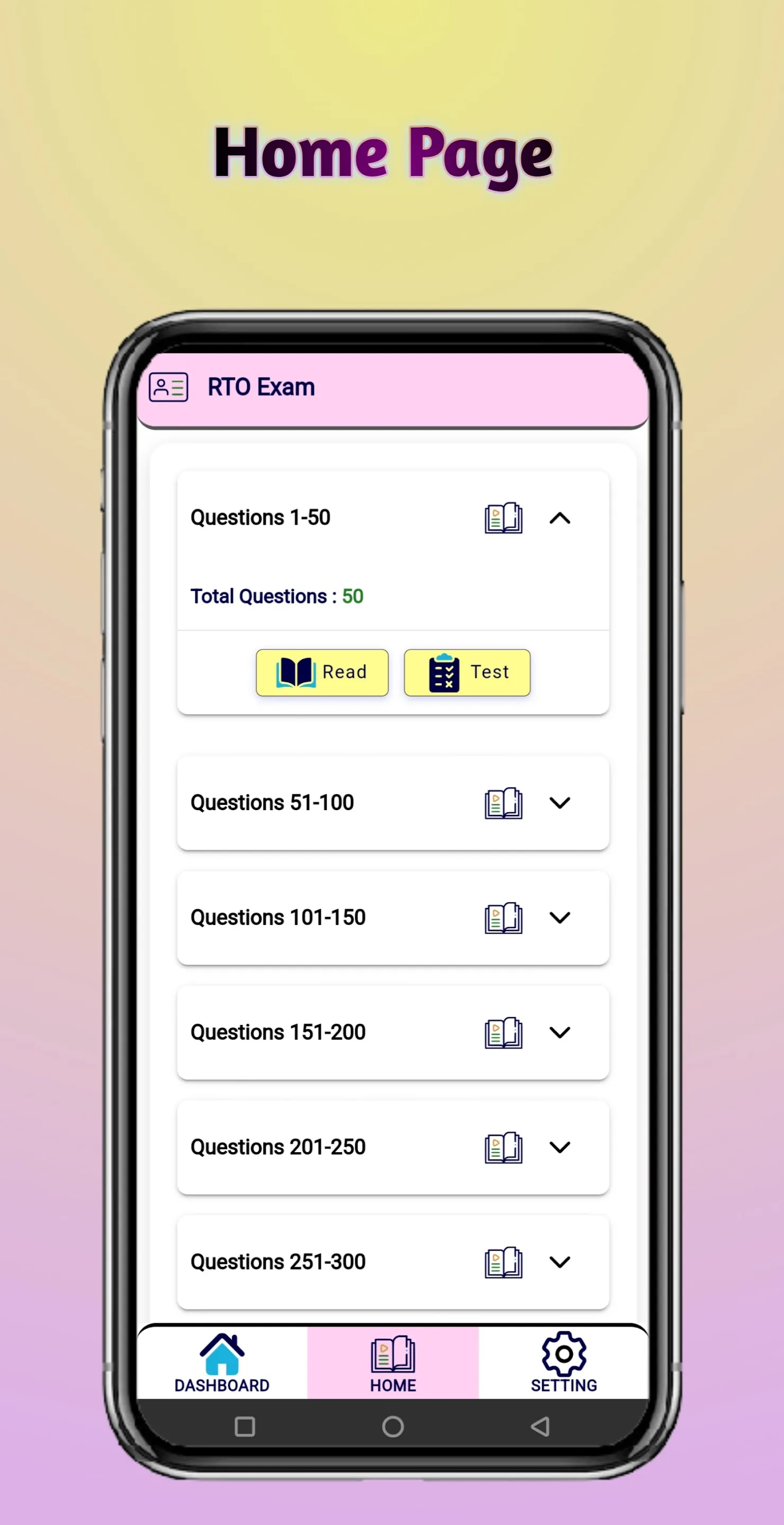 RTO Driving Licence Exam Test | Indus Appstore | Screenshot