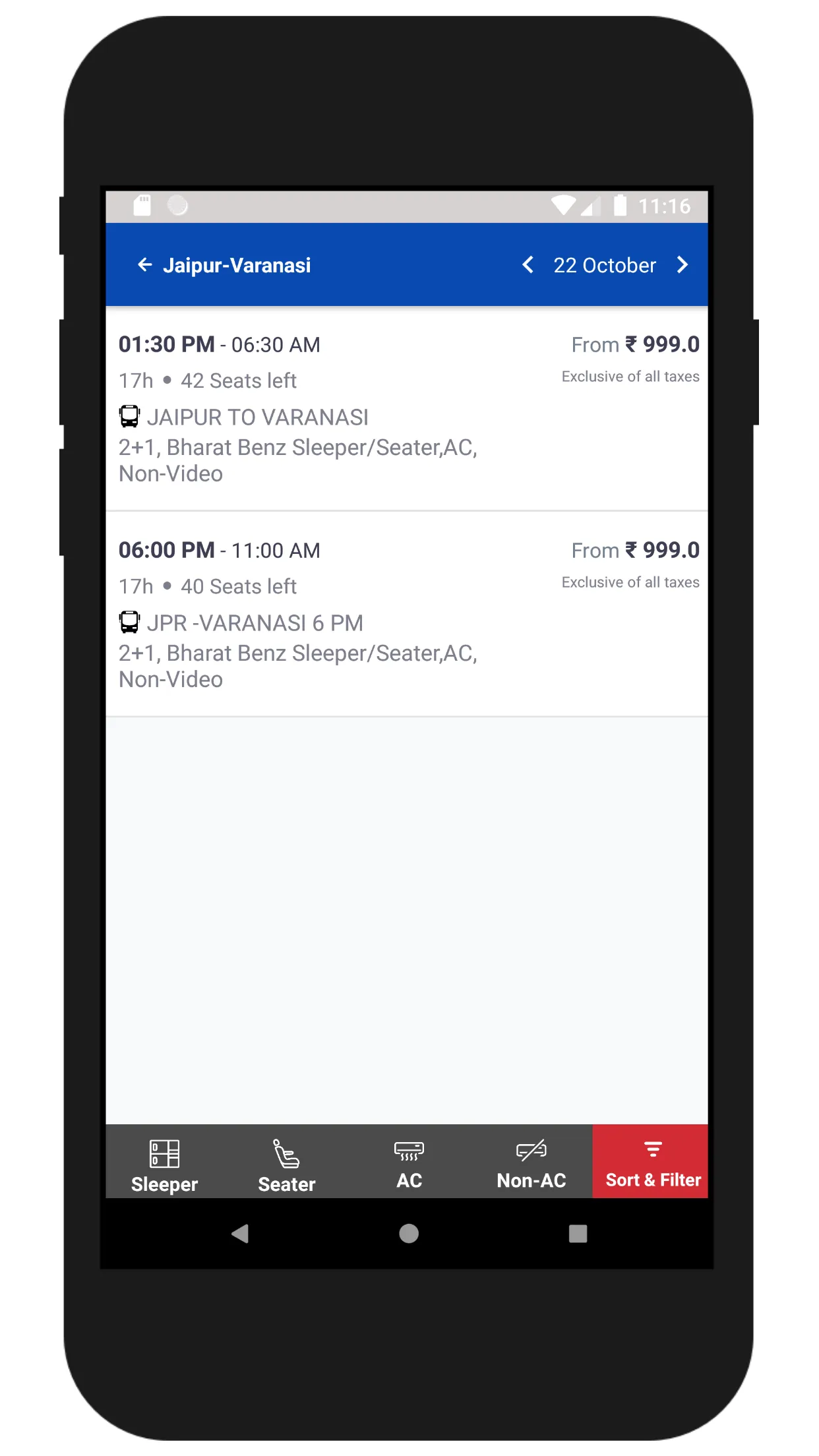 Mahalaxmi Travels | Indus Appstore | Screenshot