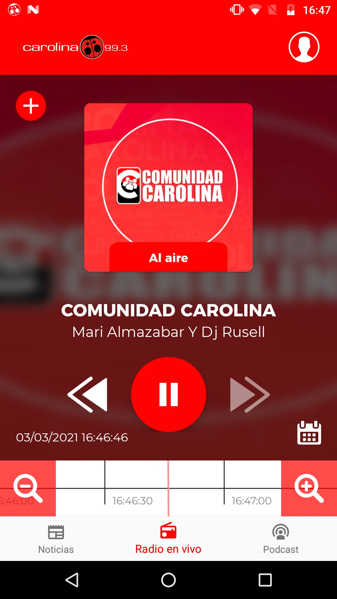 Radio Carolina 99.3 | Indus Appstore | Screenshot