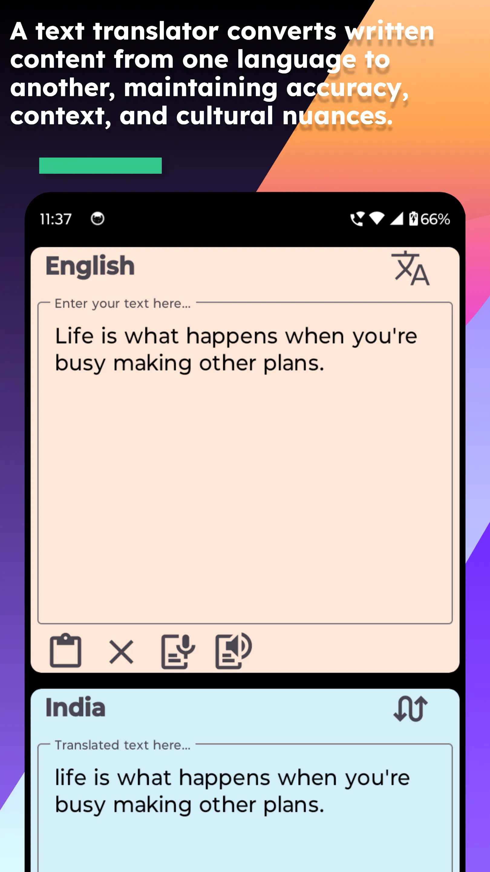 English India Translate | Indus Appstore | Screenshot