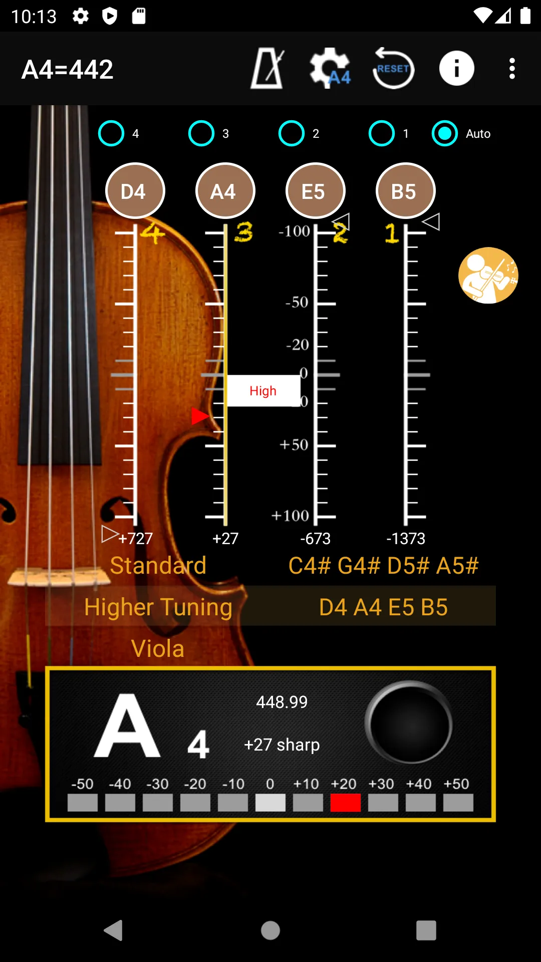 ViolinTuner - Tuner for Violin | Indus Appstore | Screenshot