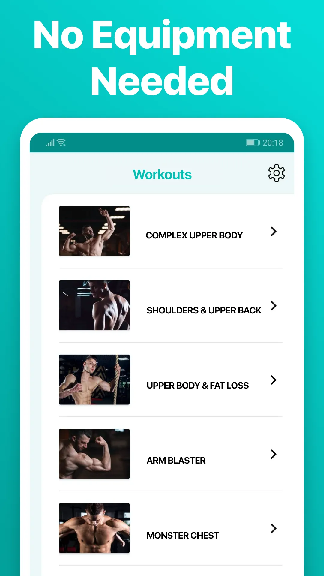 Upper Body Exercises for Men | Indus Appstore | Screenshot