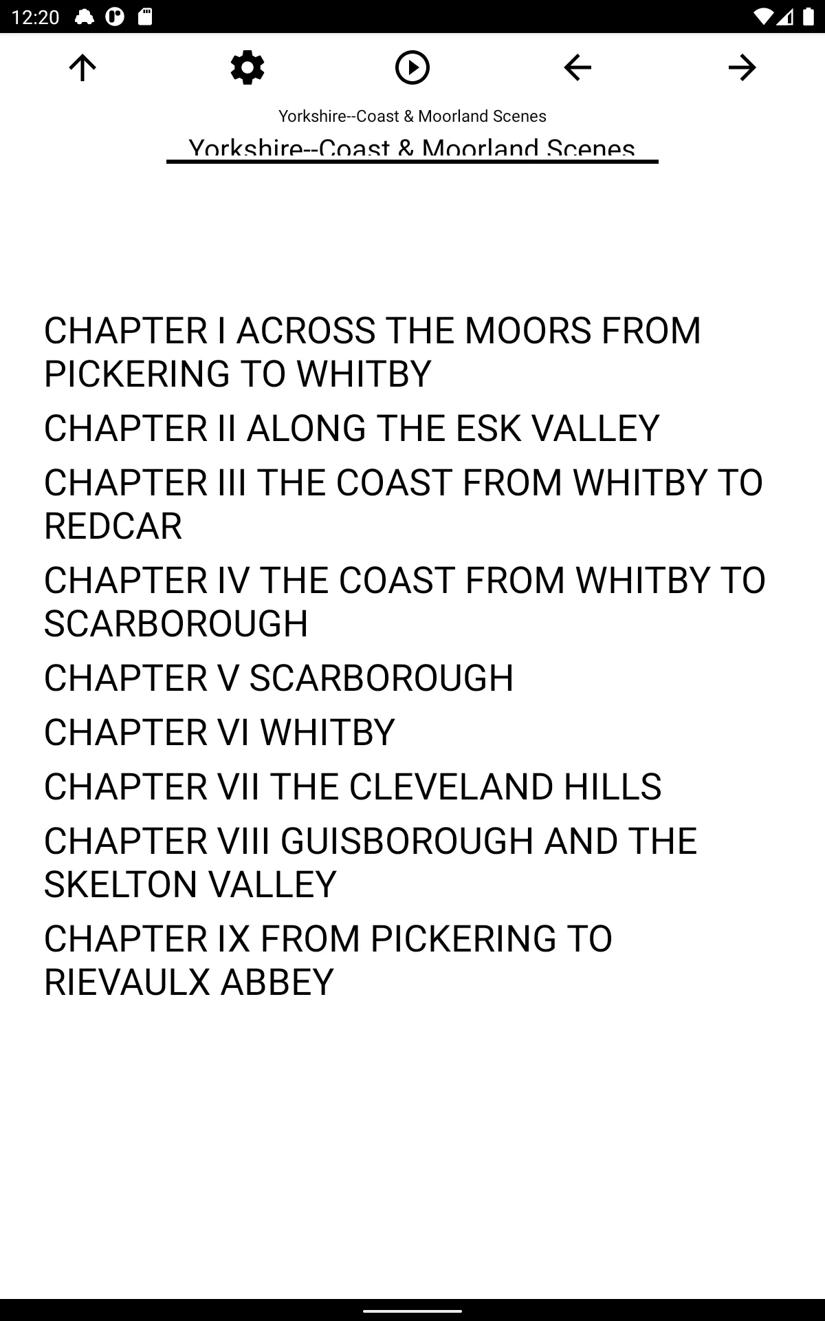 Book, Yorkshire--Coast & Moorl | Indus Appstore | Screenshot