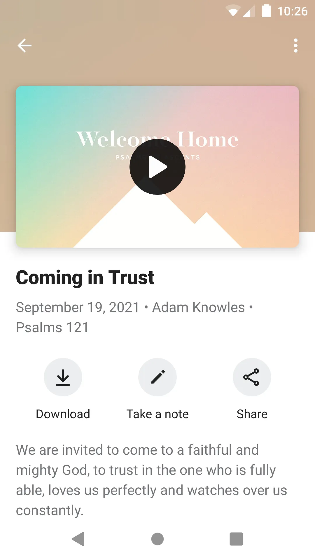 WMB Church | Indus Appstore | Screenshot