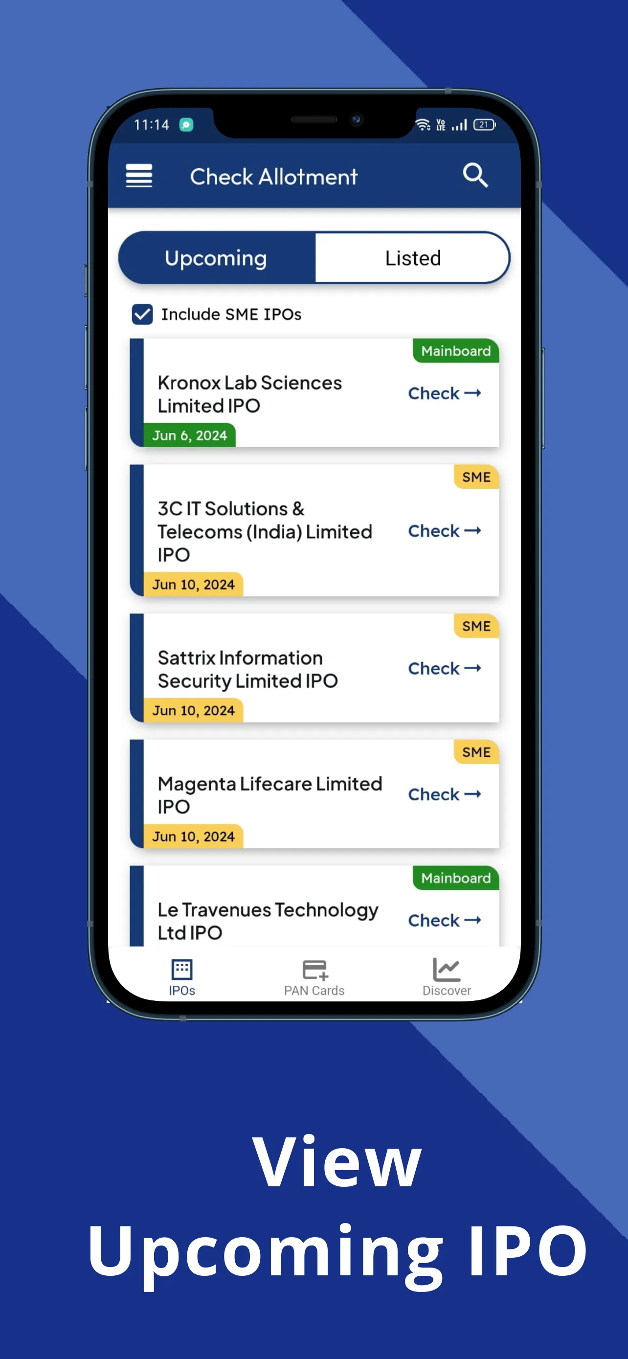 IPO Allotment Screener & Alert | Indus Appstore | Screenshot