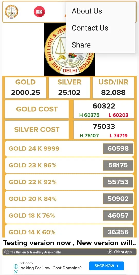 Tbja Bullion & Jew Asso Delhi | Indus Appstore | Screenshot