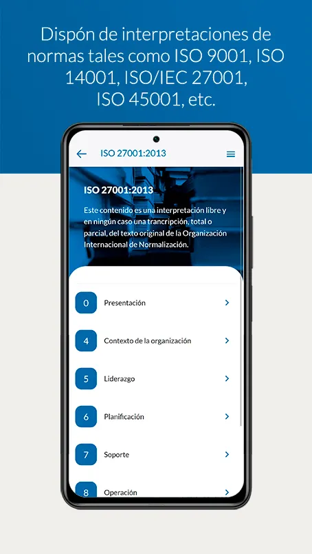 Normas ISO | Indus Appstore | Screenshot