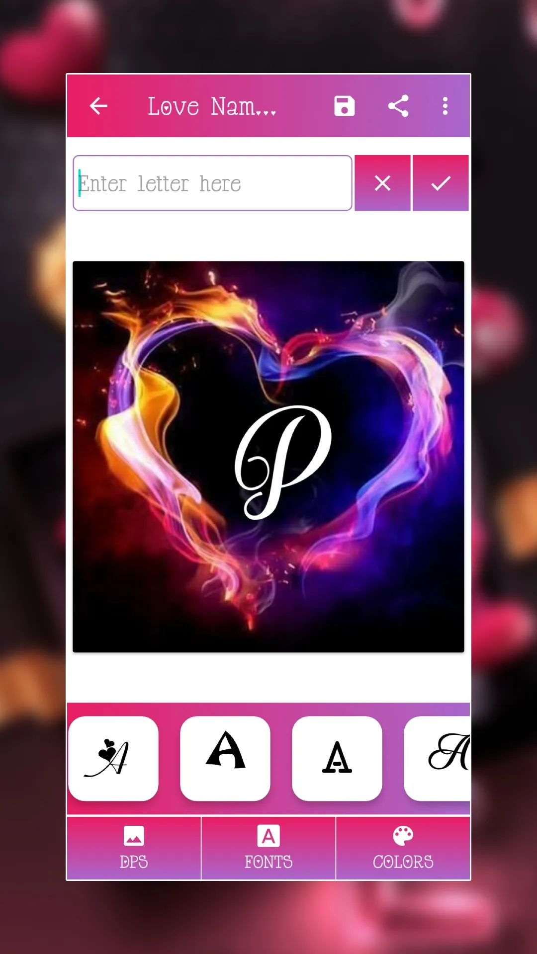 Love Name Art Maker : Stylish | Indus Appstore | Screenshot