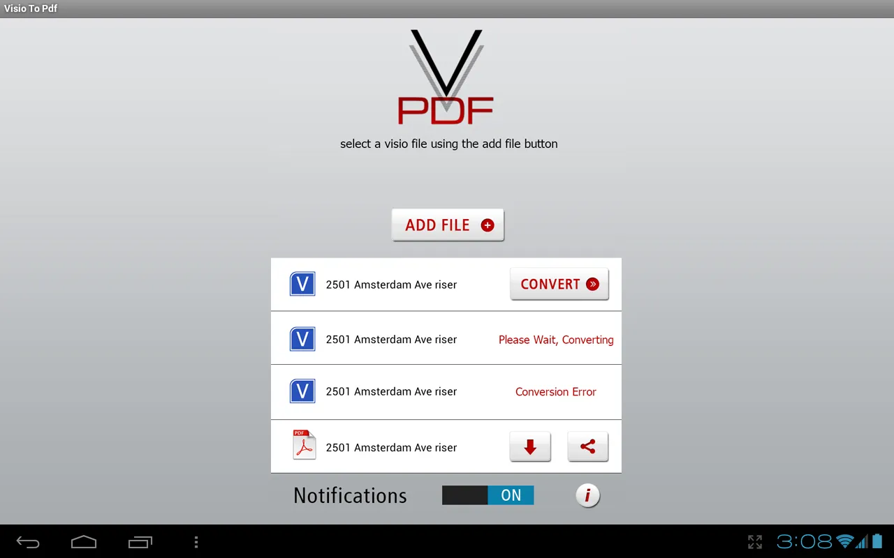 Visio To PDF | Indus Appstore | Screenshot