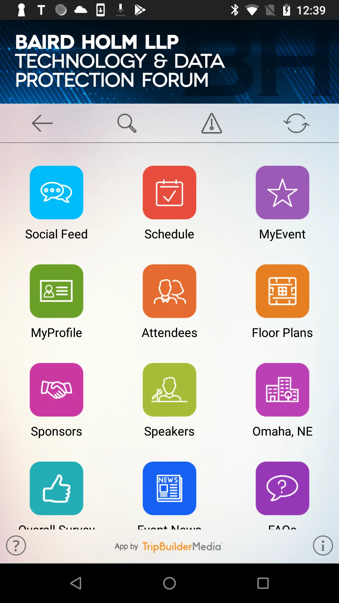 Baird Holm Events | Indus Appstore | Screenshot