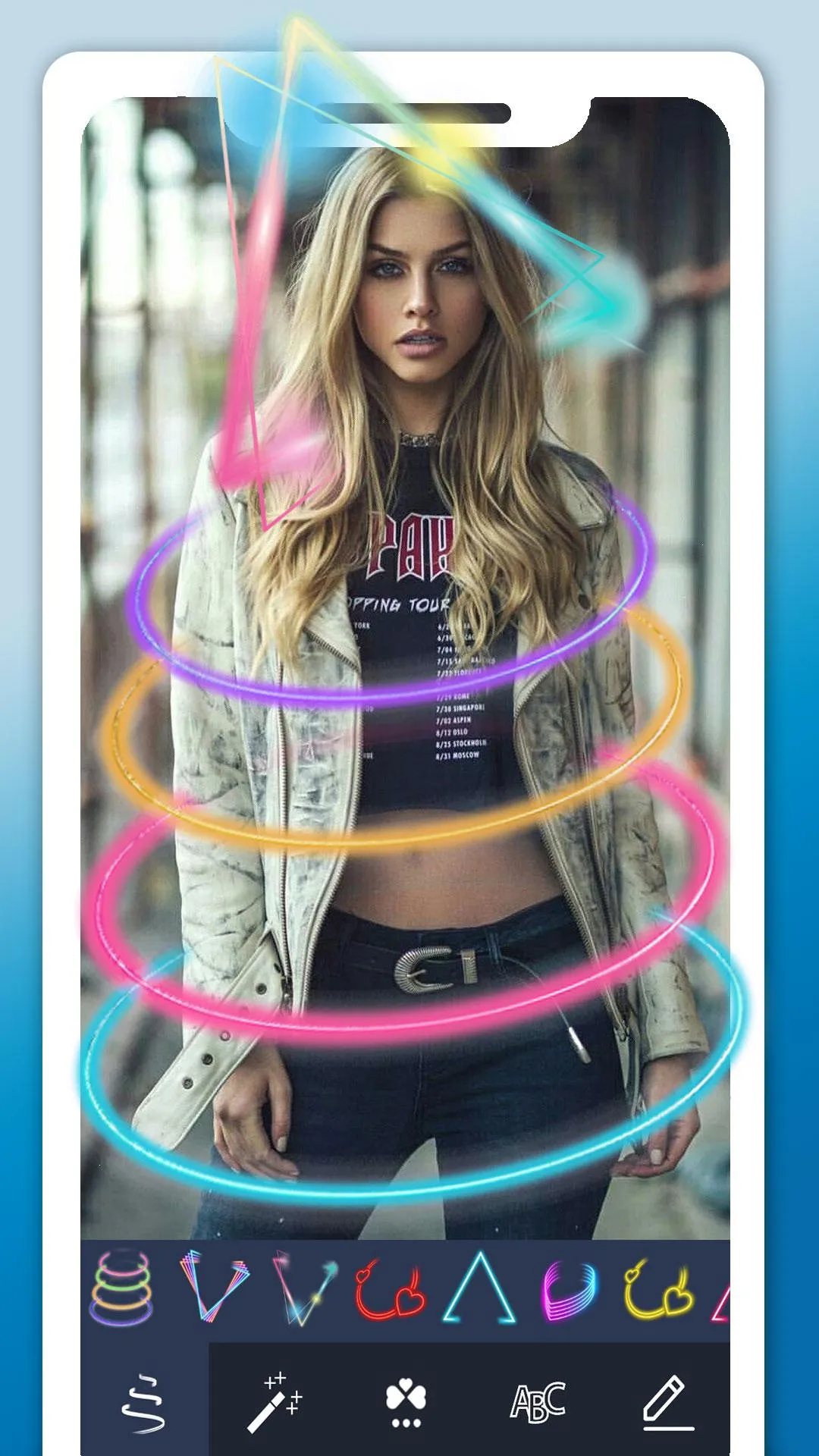 Neon Art Photo Editor | Indus Appstore | Screenshot