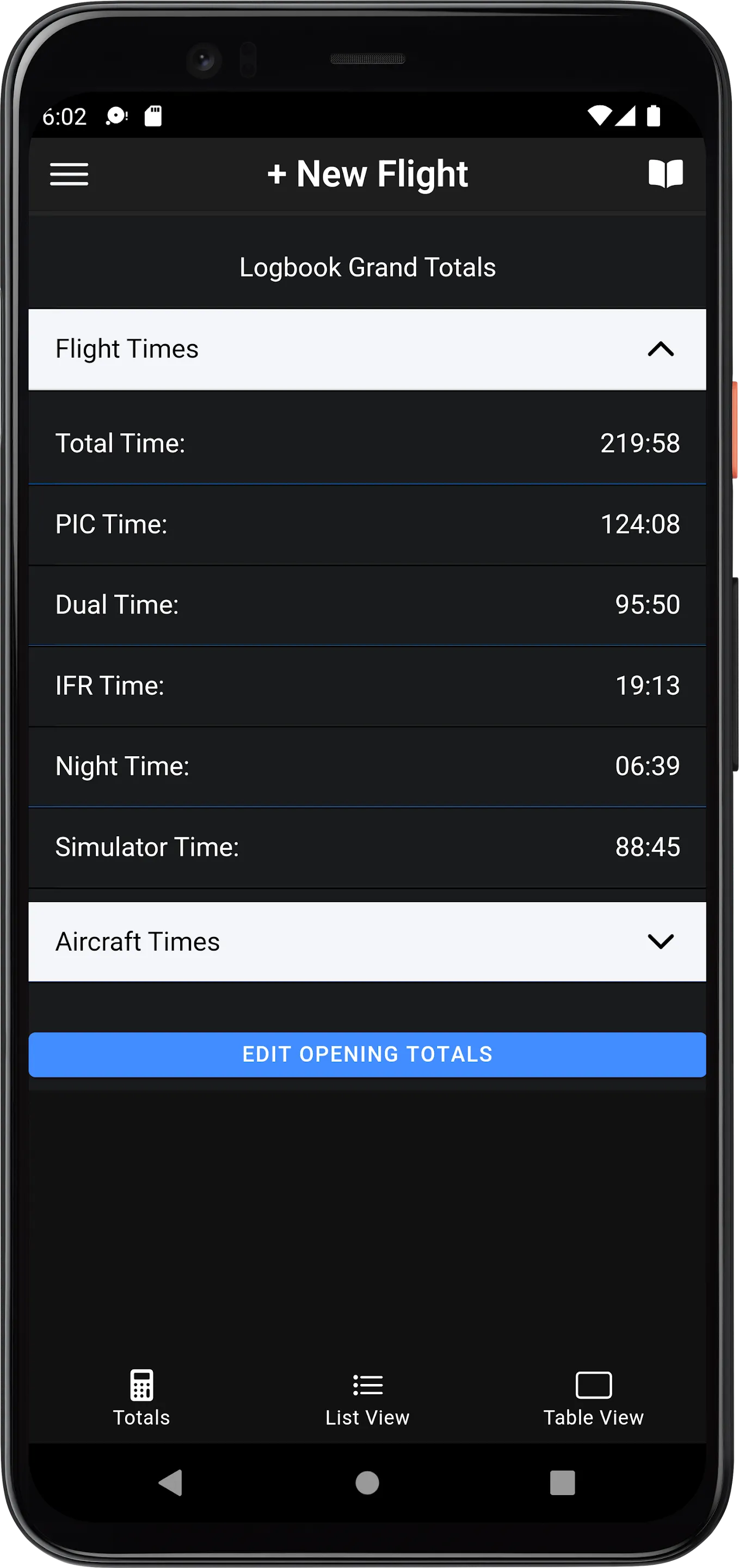 My Pilot Log - Pilot Logbook | Indus Appstore | Screenshot