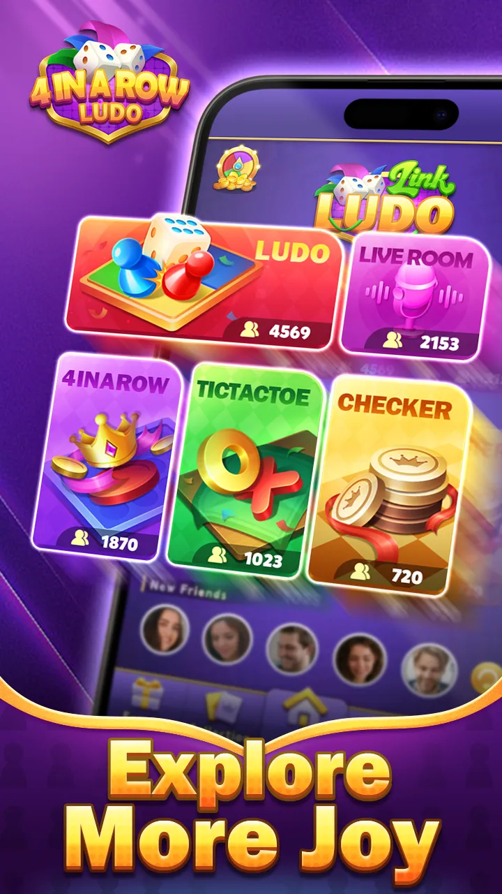 4 in a Row & Ludo | Indus Appstore | Screenshot